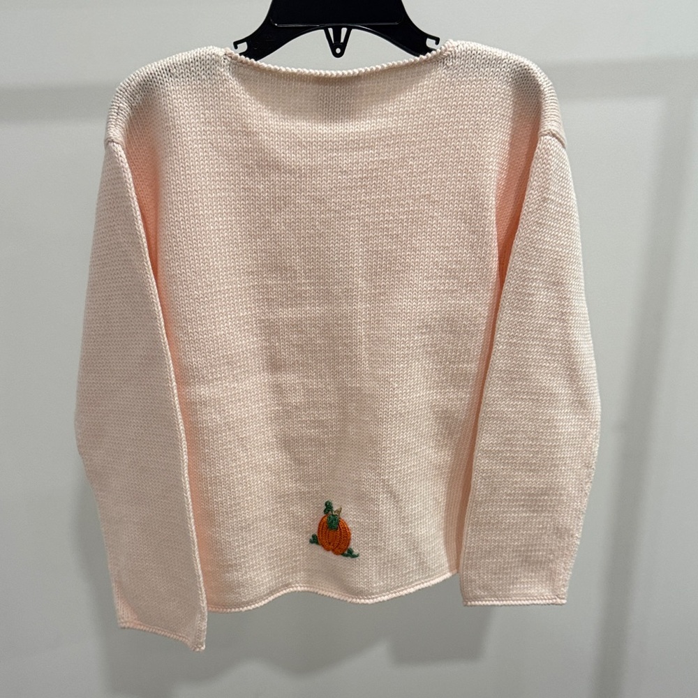 bella bliss Pink Sweater with Pumpkin Design - Picture 3 of 3